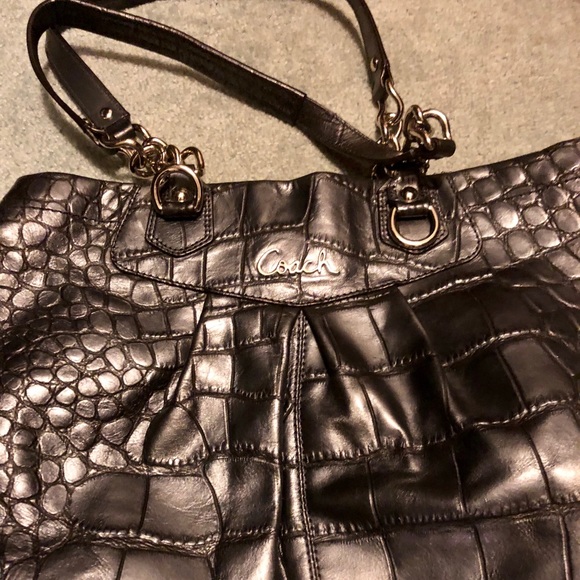 Coach Handbags - Platinum Coach Bag.